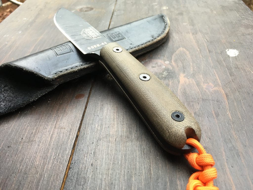 Esee 4HM with sheath and lanyard