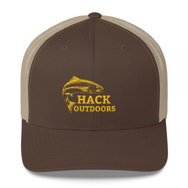 Hack Outdoors Trout Fishing Trucker Cap