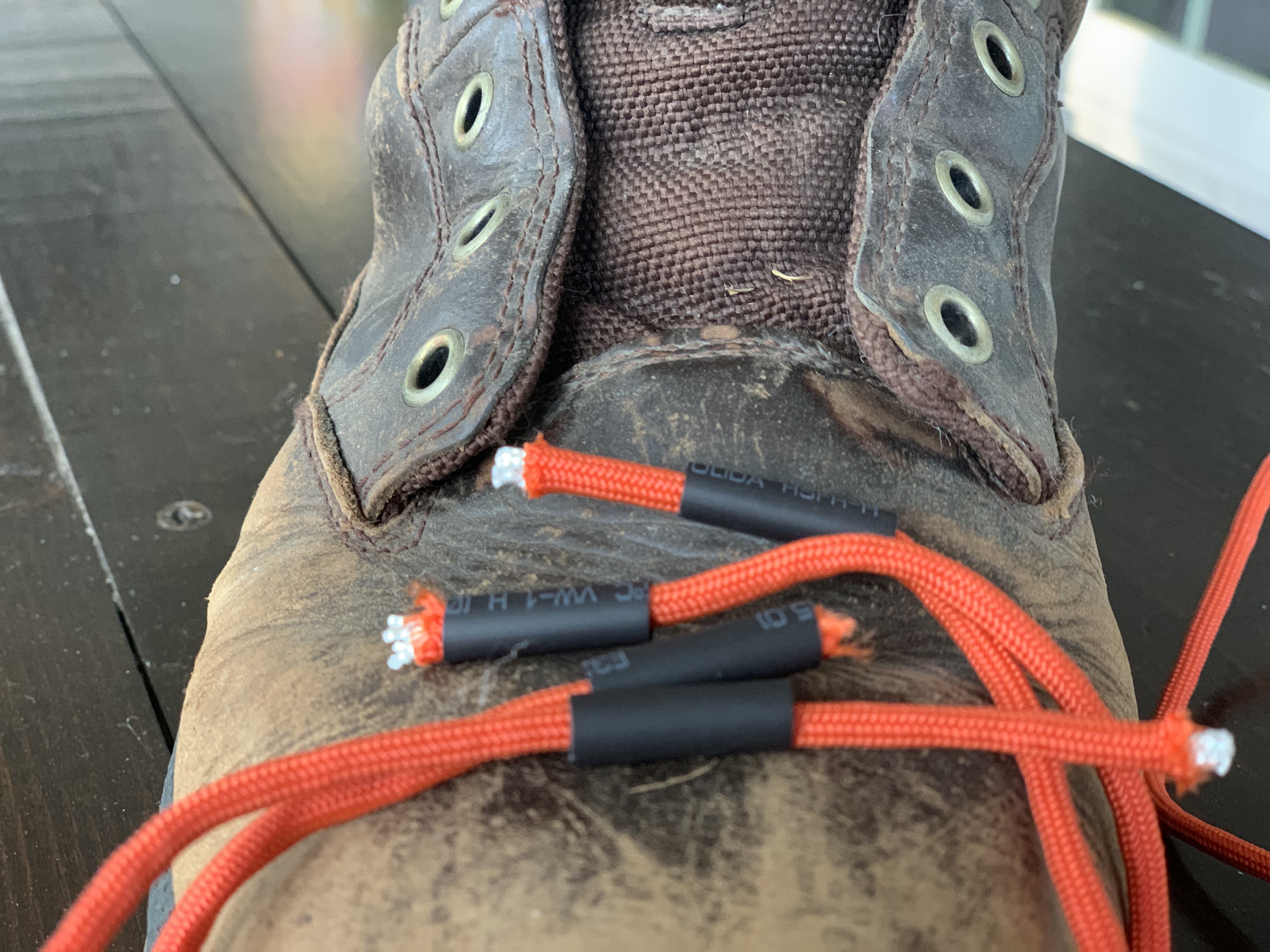Upgrade your Boots with Paracord Shoelaces - Hack Outdoors Heat Shrink Tubing For Shoelaces