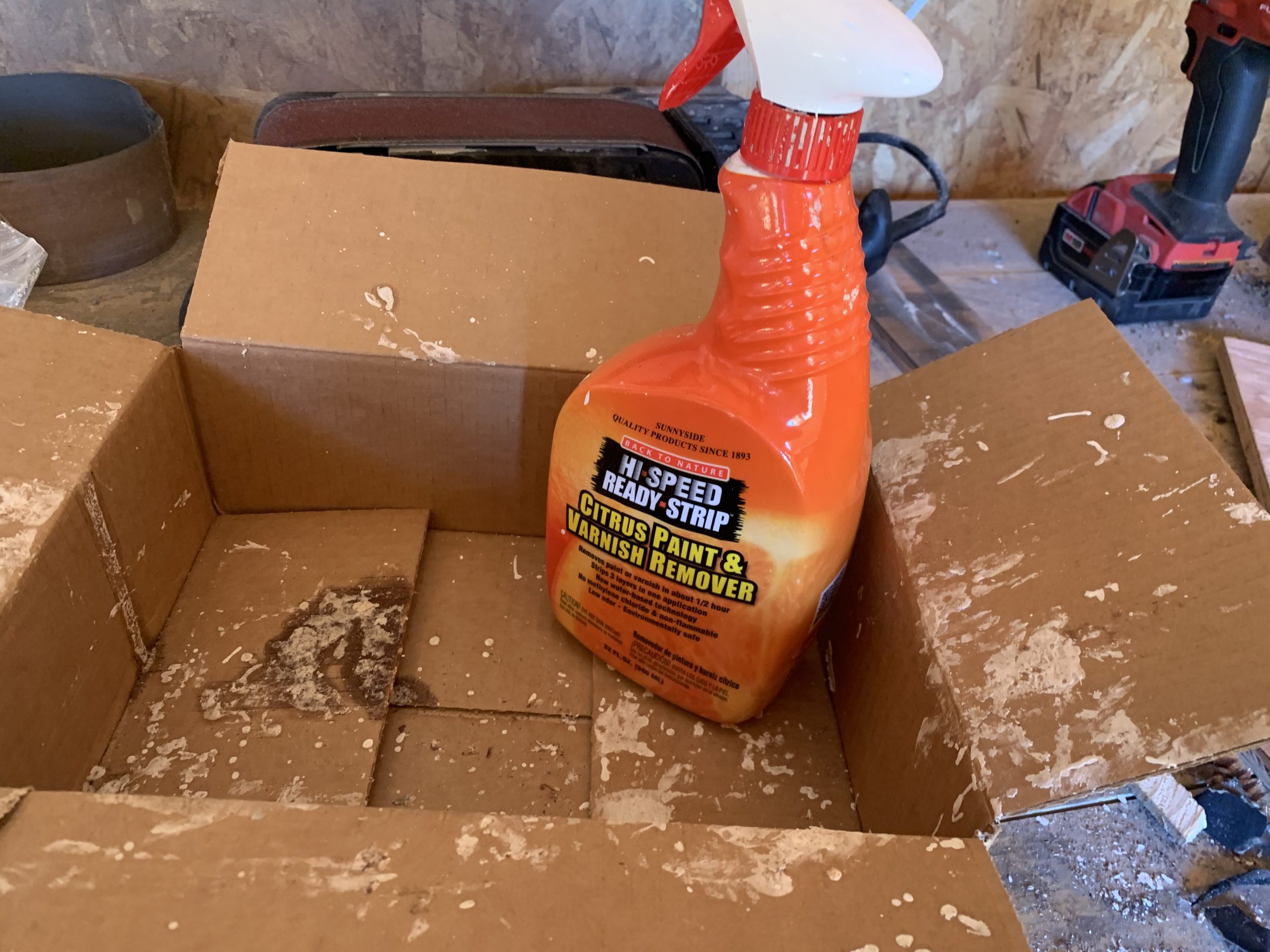 sunnyside paint remover to refinish a gunstock with tru-oil